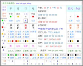 出生时辰五行|五行查询